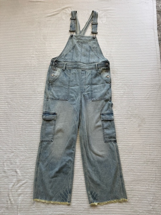 Pilcro Denim - Pilcro Light Wash Blue Denim Overalls